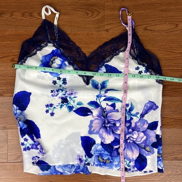 Linea Donatella Sz M Anthea Lace-Trim Camisole Top and Shorts Pajama Set - Picture 12 of 14